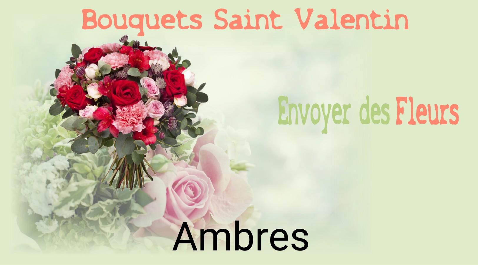 Roses de Saint-Valentin livrées à Ambres